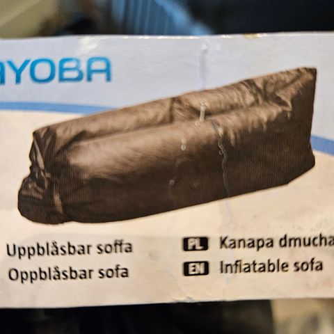 Kayoba Oppblåsbar sofa