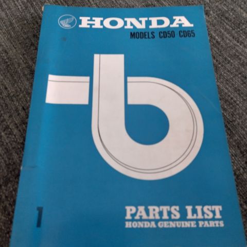 Honda Parts List CD50-CD65