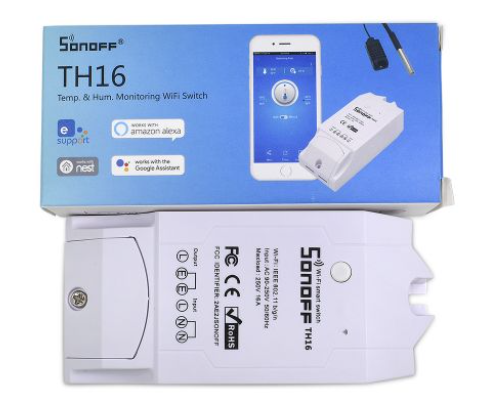 Sonoff Th16 Wifi Temperature And Humidity Sensor Switch