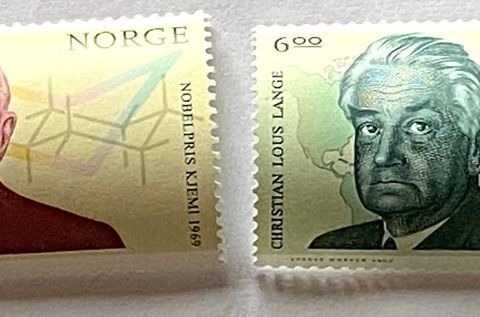 Norge 2004 Norske nobelprisvinnere II NK 1553 - 1554 Postfrisk