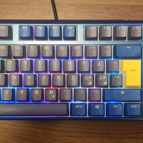 Ducky ONE 3 Daybreak TKL (MX Red) Nordisk layout