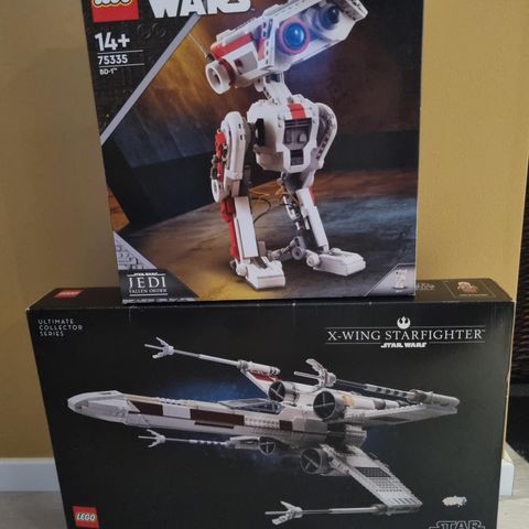 Lego Star Wars 75335 + 75355 pakkepris