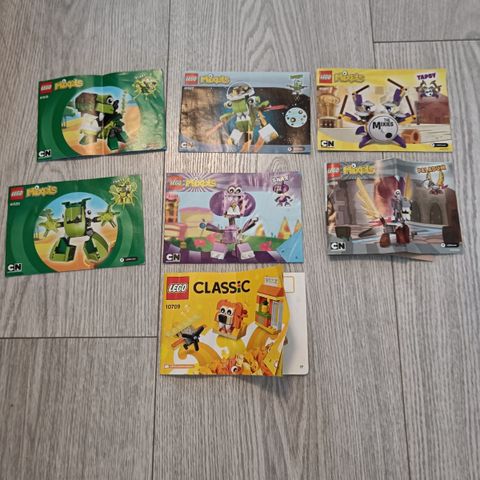 Lego mixels byggeinstruksjoner.