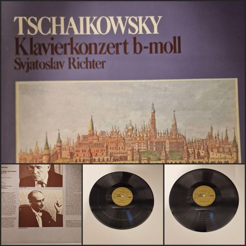 TSCHAIKOWSKY KLAVIERKONZERT B - MOLL SVJATOSLAV RICHTER  - VINTAGE/RETRO LP