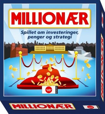 NY PRIS! KLASSIKER! Uåpnet Millionær-spill