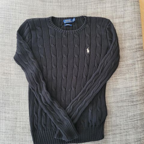 Polo strikket/knitted genser