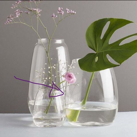 Hadeland Glassverk Siccori vase 20 cm