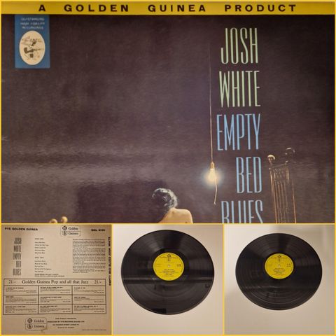 JOSH WHITE  / EMPTY BED BLUES 1962 - VINTAGE/RETRO LP-VINYL (ALBUM)