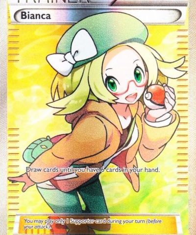 ser etter bianca full art pokemon kort