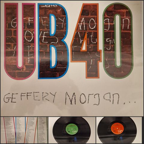 UB 40 / GEFFERY MORGAN 1984 - VINTAGE/RETRO LP-VINYL (ALBUM)