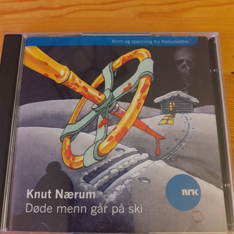 Knut Nærum, Døde menn går på ski,  lydbok, noe riper men fungerer prikkfritt