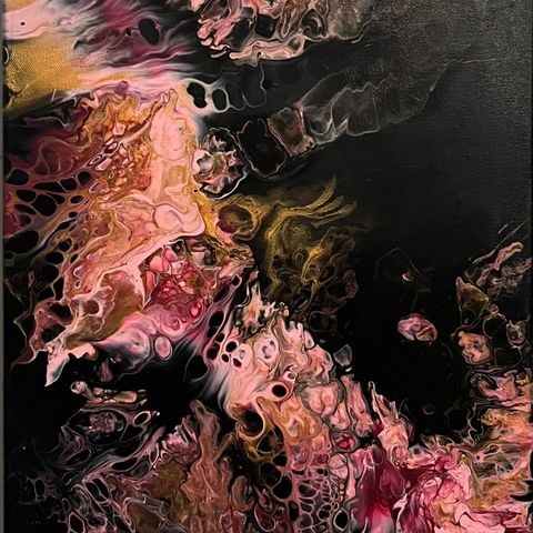 Abstrakt maleri akryl