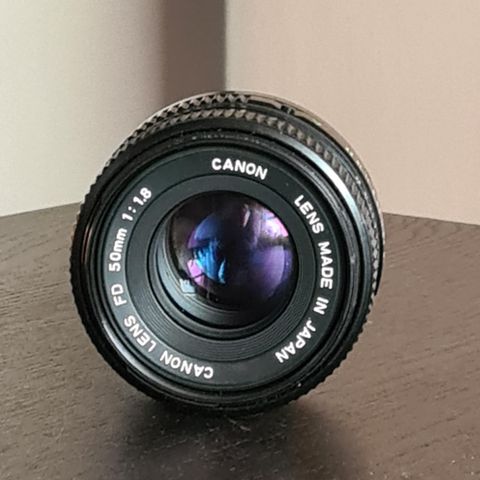 Canon 50mm f1,8 selges