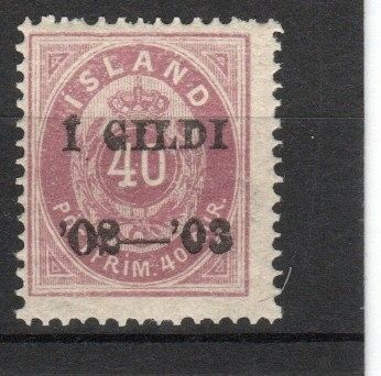 Island postfrisk. AFA 32. 14x13 1/2 tg