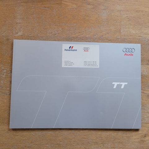 Brosjyre Audi TT 2007 (april 2006)