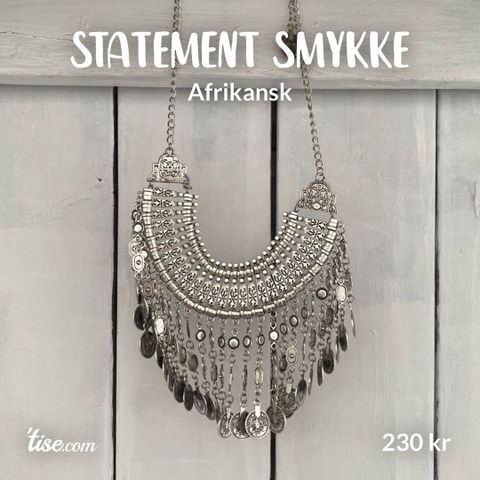 Statement Smykke Afrikansk Inspirert Unik