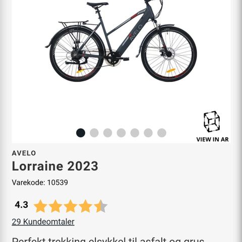 El sykkel til salgs