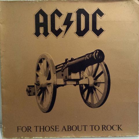 🎸AC/DC - For those about to rock (We salute you) - LP Plate