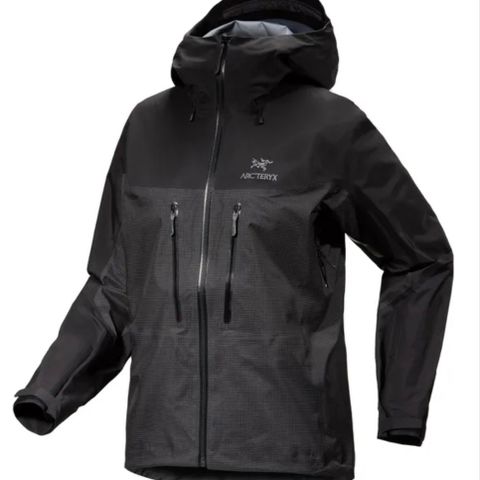 Ny Arc'teryx Alpha Jacket Black Str M ubrukt jakke