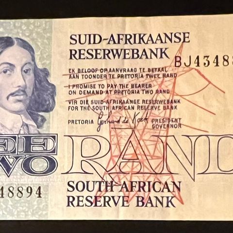 SØR AFRIKA.  2 RAND.  1983. P118 d.  EF+