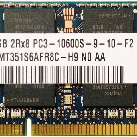 3x HYNIX HMT351S6AFR8C-H9 4GB Laptop SODIMM DDR3 PC10600(1333)