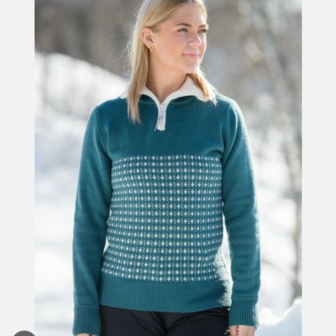 Nordisfjell Half Zip ullgenser - ubrukt. Str M