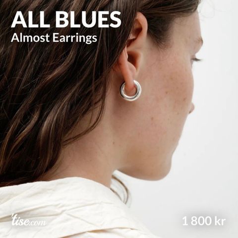 All Blues Almost Earrings