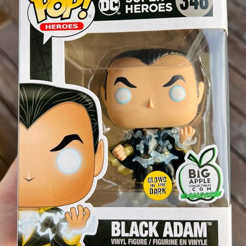 Funko Pop! Black Adam with Energy (Glow in the Dark) | DC Heroes (348)