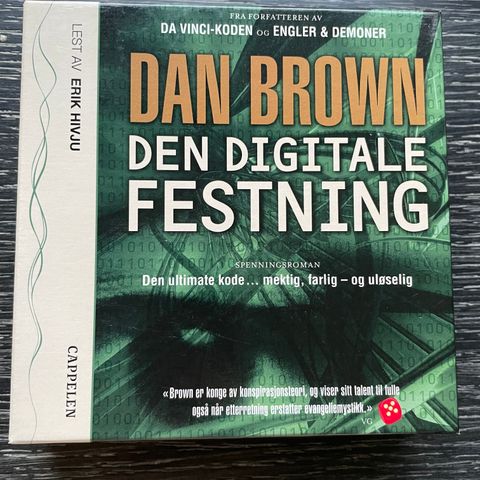 Lydbok - Dan Brown - Den digitale festning