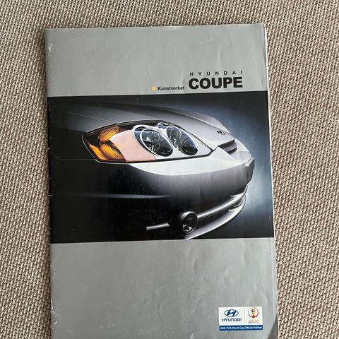 Hyundai Coupè 2002 brosjyre