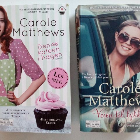 Carole Matthews - pocket - 2 bøker