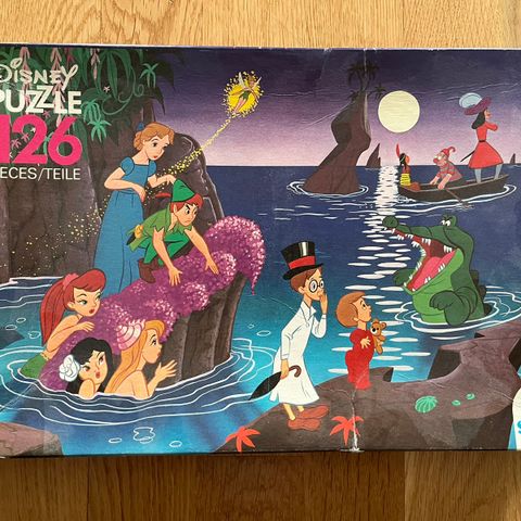 Disney puslespill «Peter Pan» 126 brikker (34 x 53 cm)