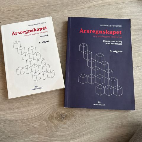 årsregnskapet lærebok + oppgavesamling