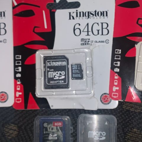 Kingston Kvalitets 32-64-128GB Minne Brikker +Noen -NY 👍🏼Ubrukte -Frakt Fritt