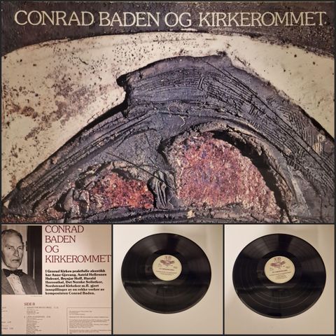 CONRAD BADEN OG KIRKEROMMET 1978 - VINTAGE/RETRO LP-VINYL (ALBUM)