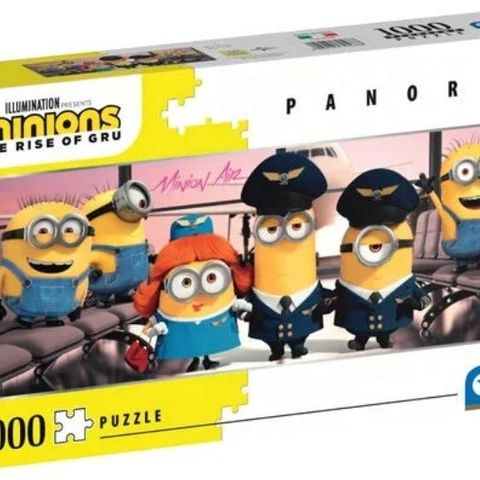 Minions panorama puslespill 1000 brikker