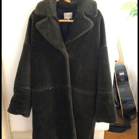 Ny 2500 kr Second Female vinterjakke kåpe teddy fake fur pels