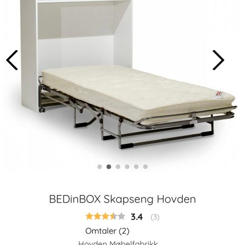 Ny pris: Bed in box