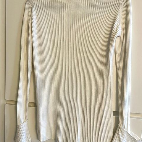 Zara Knit - Ribbed Knit Cream/Winter White Sweater