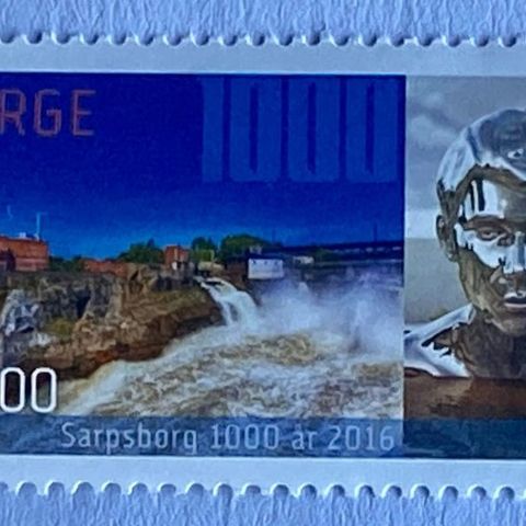 Norge 2016 Sarpsborg 1000 år  NK 1935   Postfrisk