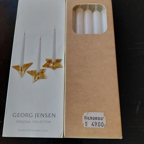 GEORG JENSEN 3- SETT LYSRSTAKER