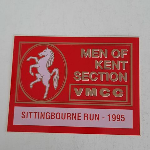 Men of kent section - VMCC - 1995 - Klistremerke