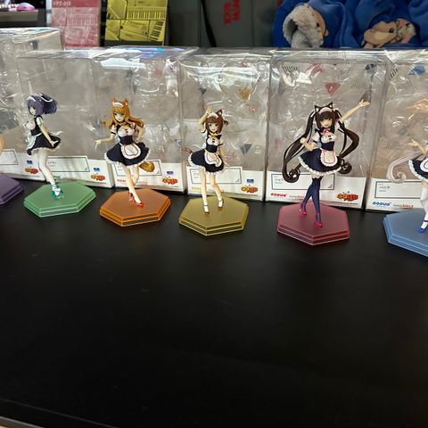 Nekopara POP UP Parade Figurer Vanilla/Chocola/Maple/Cinnamon/Coconuts/Azuki