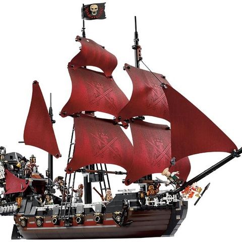 Lego PoC 4195 Queen Anne's Revenge m/manual u/figurene