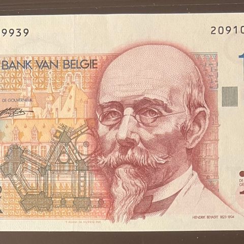 BELGIA.  100 FRANC. 1992.  P-142a.  UNC