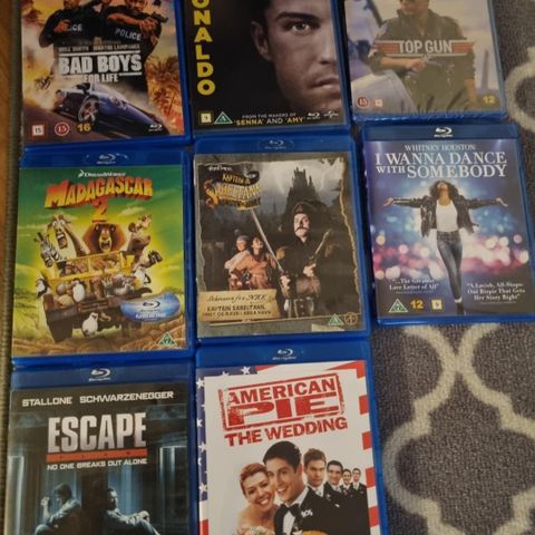 Diverse blu ray