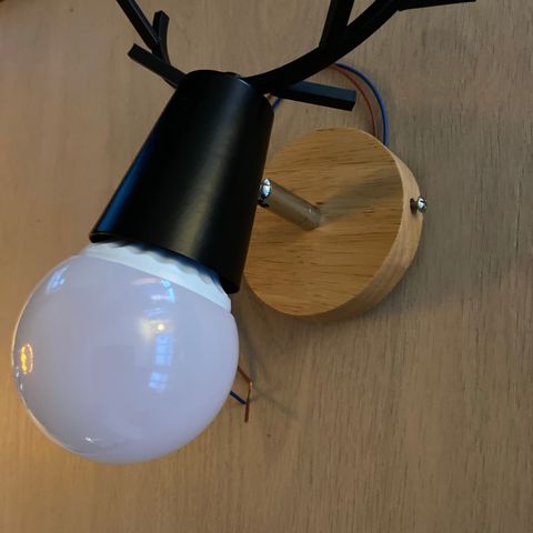 Hjort vegg lampe gevir