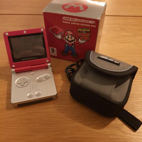 Gameboy Advance SP Mario Edition CIB