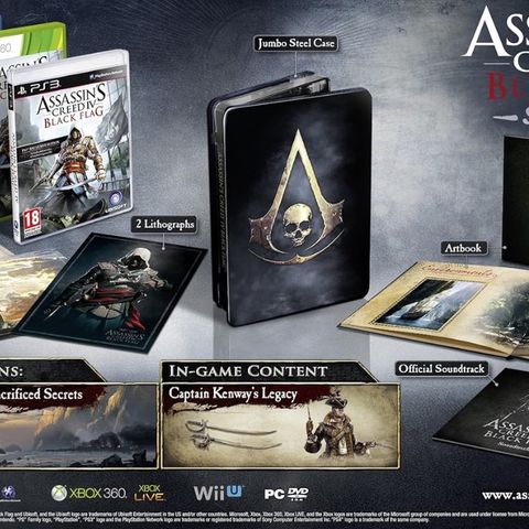 PS3 Exclusive - Assassin's Creed IV: Black Flag - Skull Edition