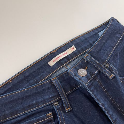 Levis 507, high rise skinny jeans